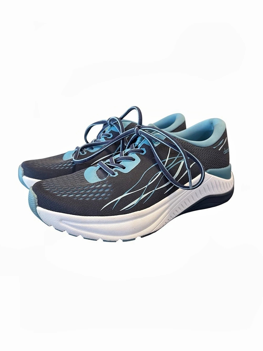 Dansko Pace Running Shoes Womens Size 38 US 7.5Blue Mesh Lace Up CasualSneakers